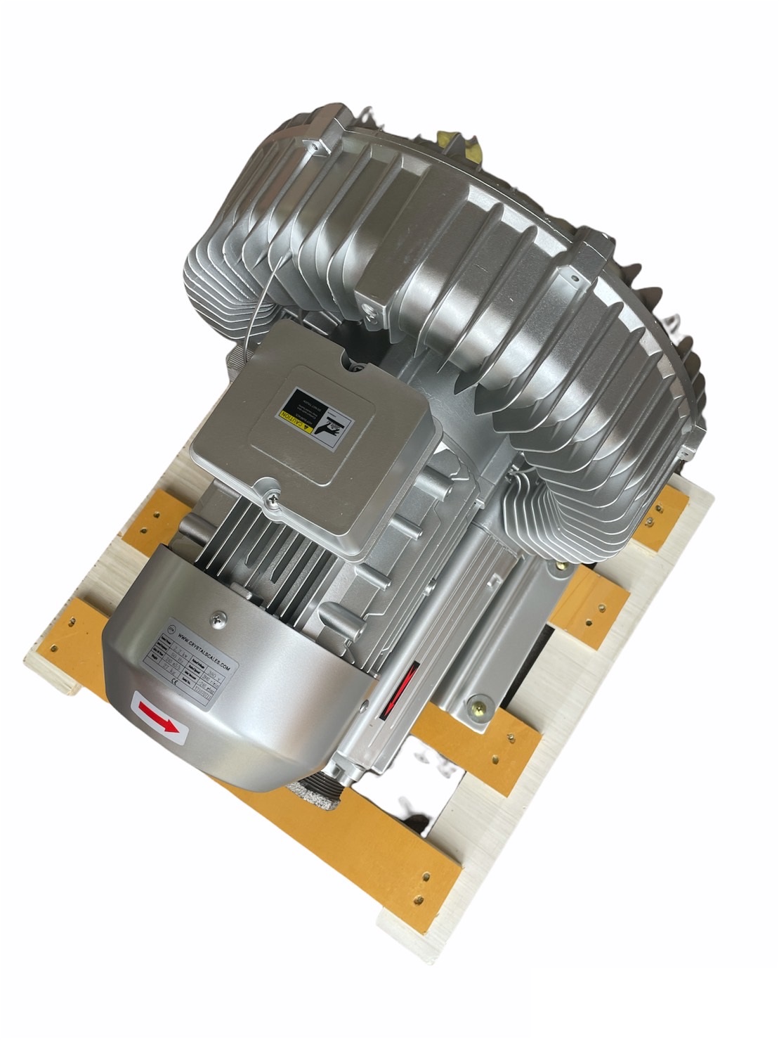 พัดลมโบรเวอร์เป่าอากาศ และ ดูดอากาศ Ring Blower CTA 2200Kw 380 V ขนาด 3 แรงม้า(2.2 KW)ใช้เติมอากาศในบ่อ เพาะเลี้ยงสัตว์น้ำ โรงงานอุตสาหกรรม