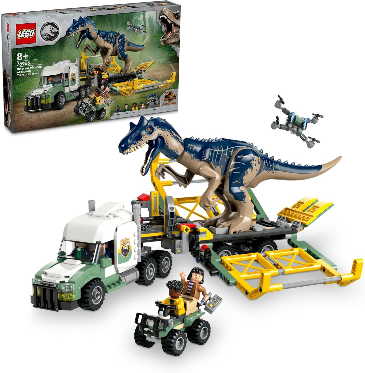**MTS Toys**เลโก้ Lego 76966 Jurassic World : Dinosaur Missions : Allosaurus Transport Truck