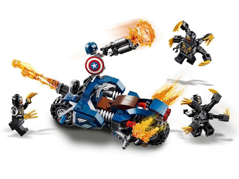 **MTS Toys**เลโก้ Lego Marvel Avengers 76123 : Captain America Outriders Attack