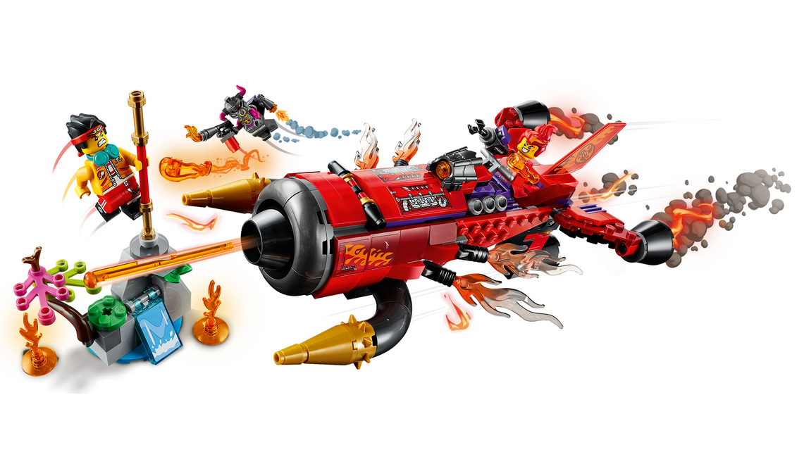 **MTS Toys**เลโก้ Lego 80019 Monkie Kid : Red Sun's Inferno Jet