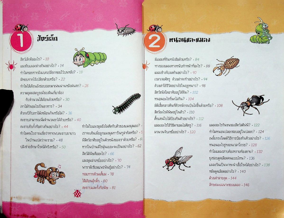 วิทยาศาสตร์ฉลาดรู้ เรื่อง โลกของสัตว์เล็ก