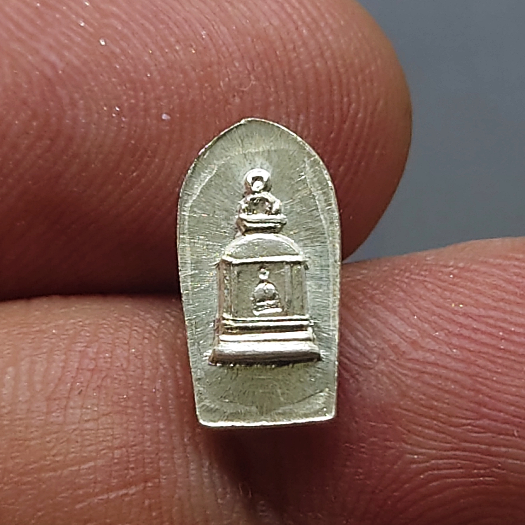 พระนาคปรกใบมะขาม เนื้อเงิน รุ่นเสาร์ ๕ ปี วัดระฆังโฆสิตาราม พ.ศ.2539 พร้อมตลับเดิม