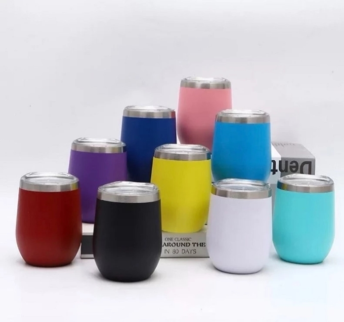 แก้วเก็บความเย็นขนาด 12 ออนซ์ ทรงไข่