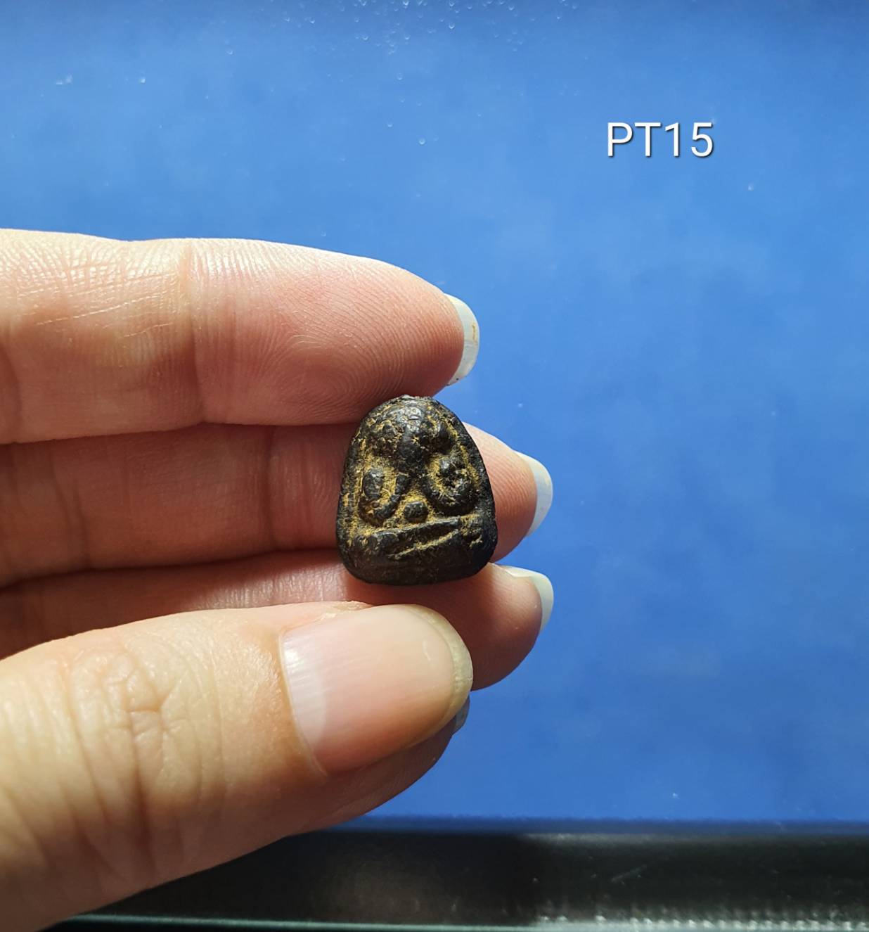 พระปิดตา จ.ชลบุรี 必打佛 Chonburi 1.4x1.6 cm.