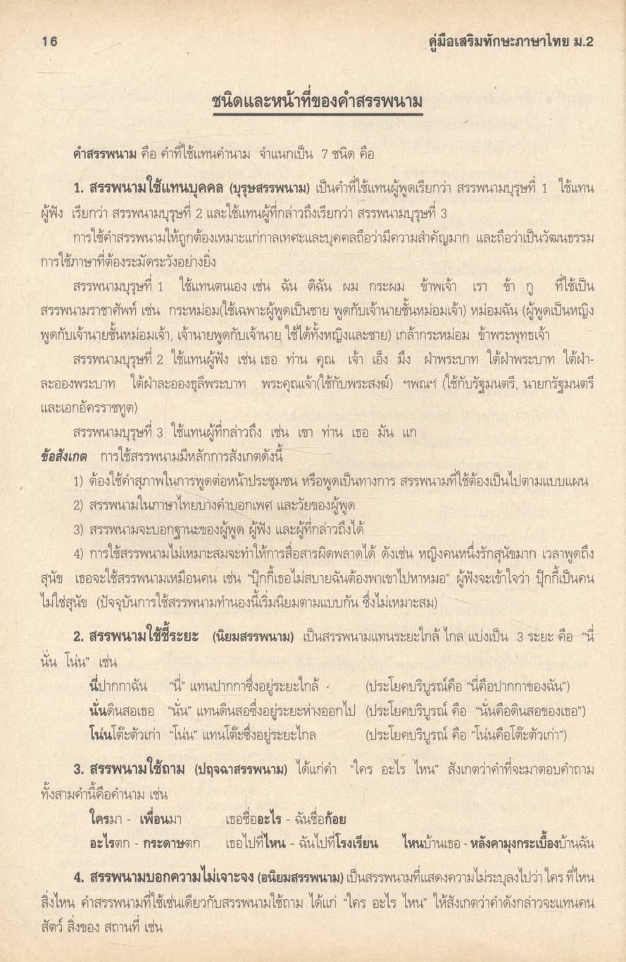 คู่มือเสริมทักษะ ภาษาไทย ม.2 ท 203 - ท 204 (มีแต่หนังสือ ไม่มีเฉลยในเล่ม)