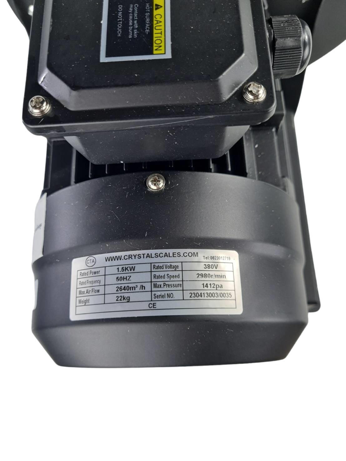 พัดลมโบเวอร์อุตสาหกรรม พัดลมหอยโข่ง พัดลมอุตสาหกรรม สามารถใช้ดูดลมที่มีความร้อนสูง 200องศา Heat blower โบเวอร์ดูควันในครัว 380V 1500W(2 HP)