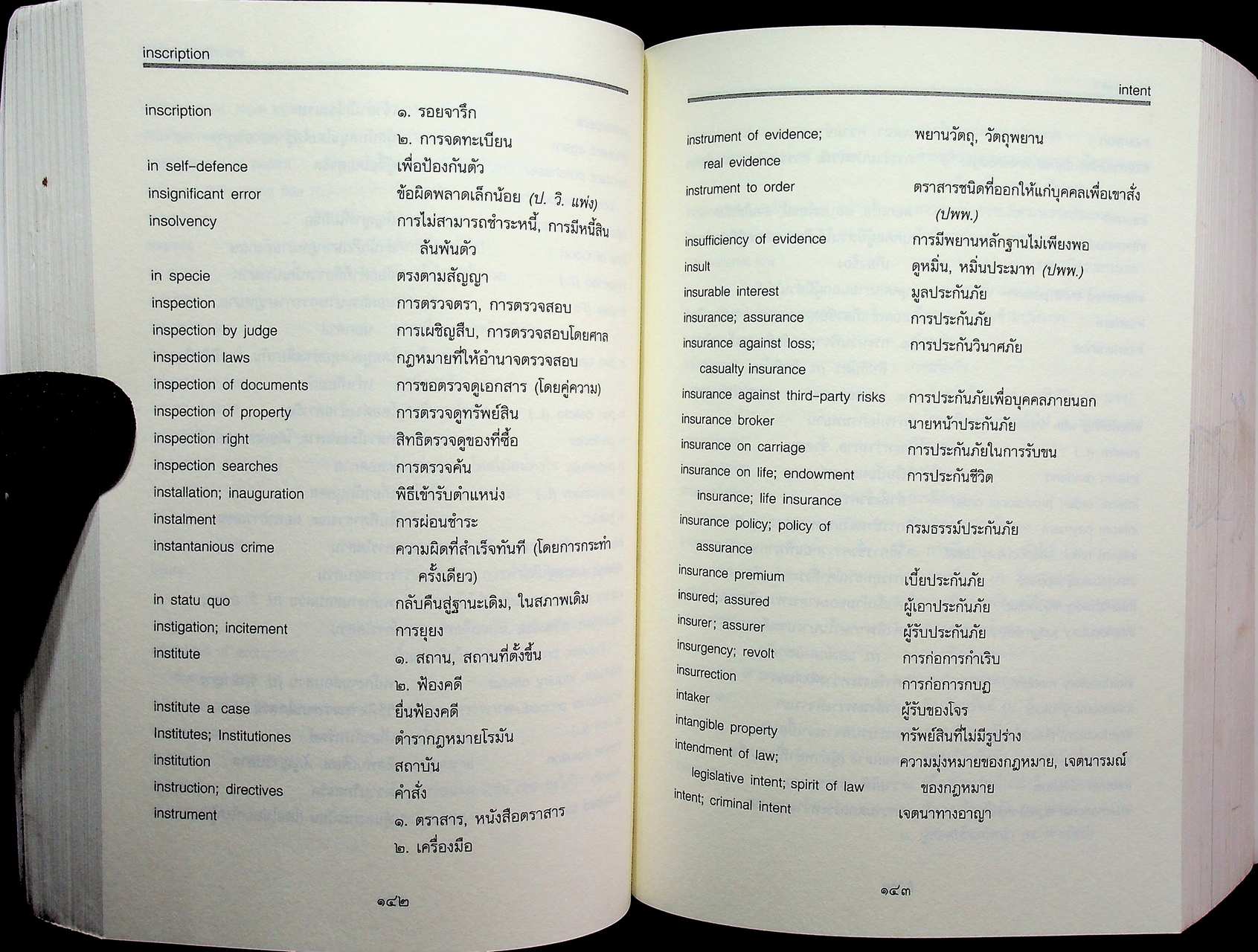 ศัพท์นิติศาสตร์ อังกฤษ-ไทย ไทย-อังกฤษ ฉบับราชบัณฑิตยสถาน