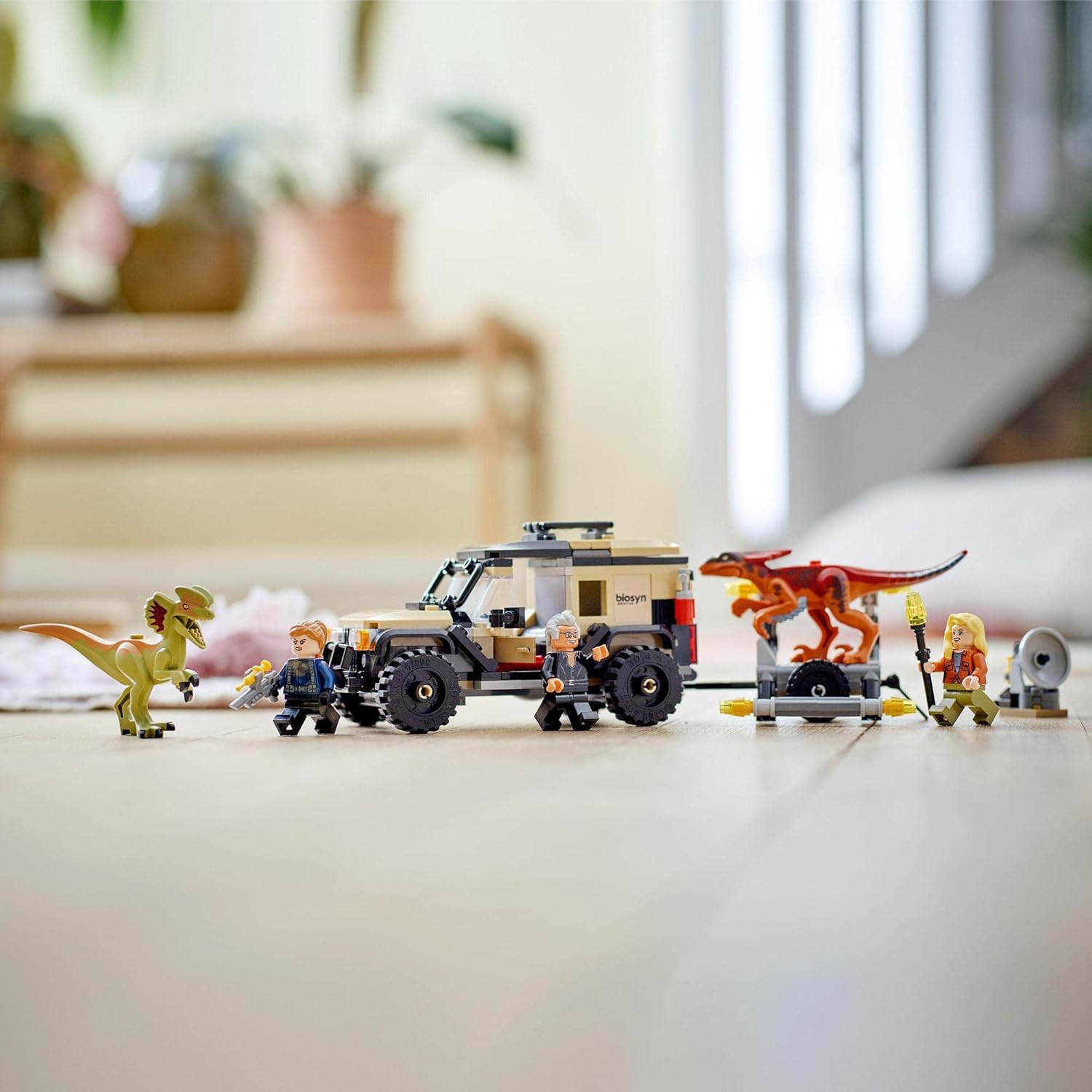 **MTS Toys**เลโก้ Lego 76951 Jurassic World : Pyroraptor & Dilophosaurus Transport