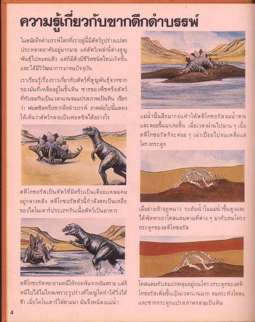 สารานุกรมเยาวชน นานาความรู้ชุดที่ 1 โลกดึกดำบรรพ์