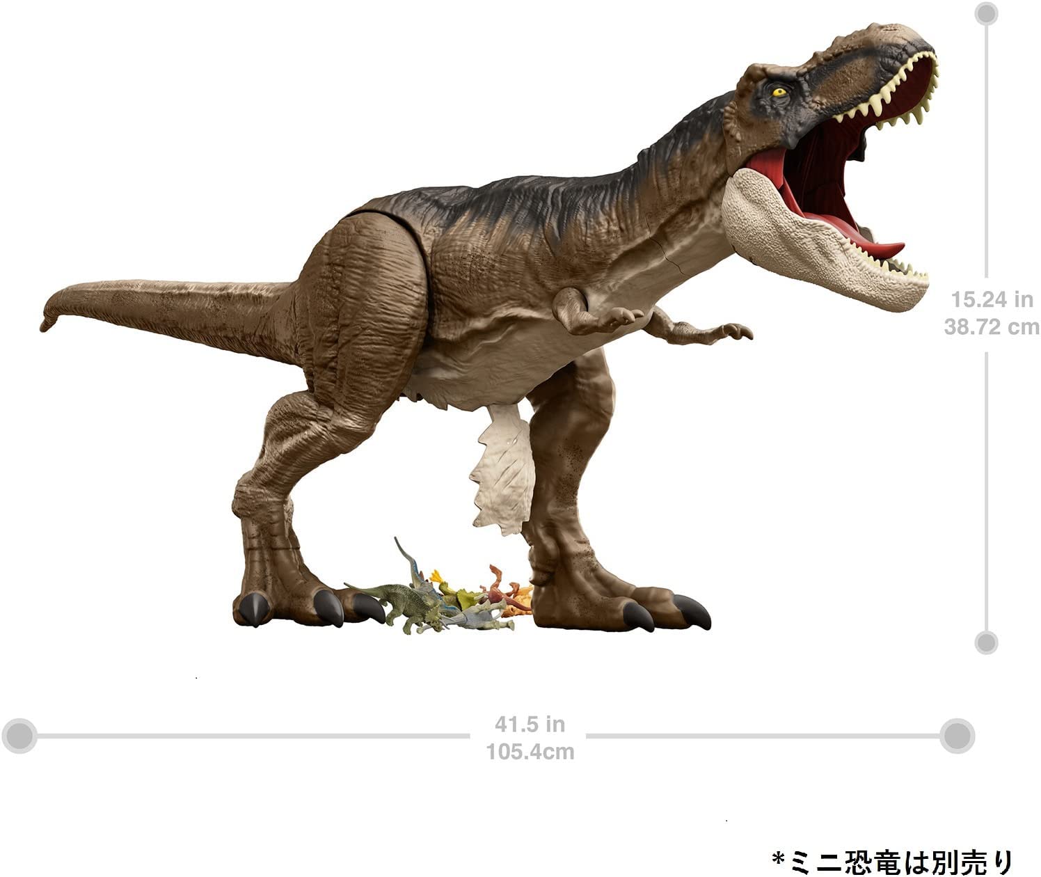 **MTS Toys**Mattel Jurassic World Super Colossal : HBK73 Tyrannosaurus Rex [ความยาวจากหัวถึงหาง 105 ซ.ม.]