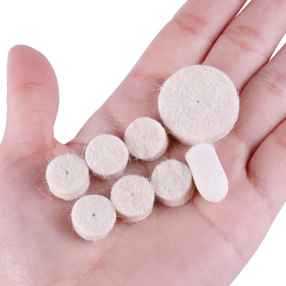 รหัสสินค้า 077 อุปกรณ์วัสดุสิ้นเปลือง สำหรับเครื่องเจียรสายอ่อน 105 ชิ้น