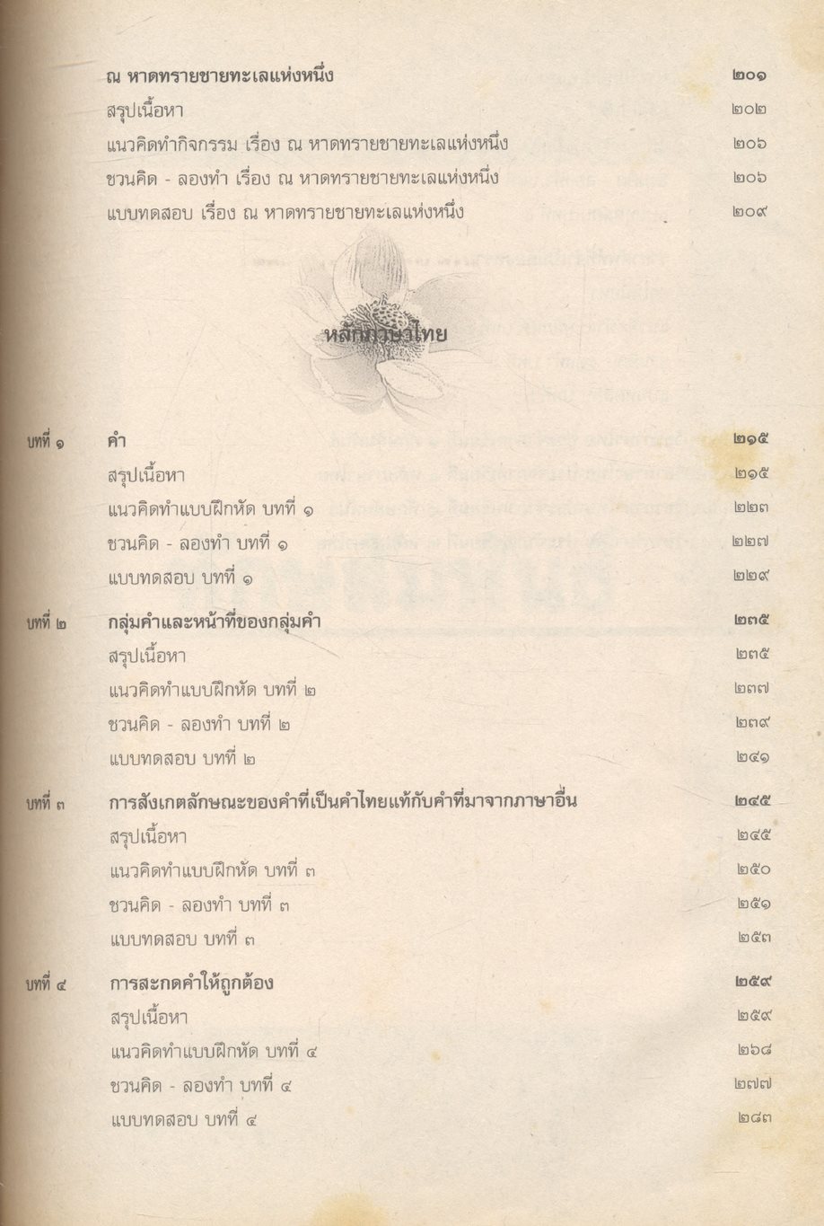 สาระสังเขปภาษาไทย ม.๓ ท ๓๐๕ ท ๓๐๖ ชั้นมัธยมศึกษาปีที่ ๓ ทักษสัมพันธ์ หลักภาษาไทย