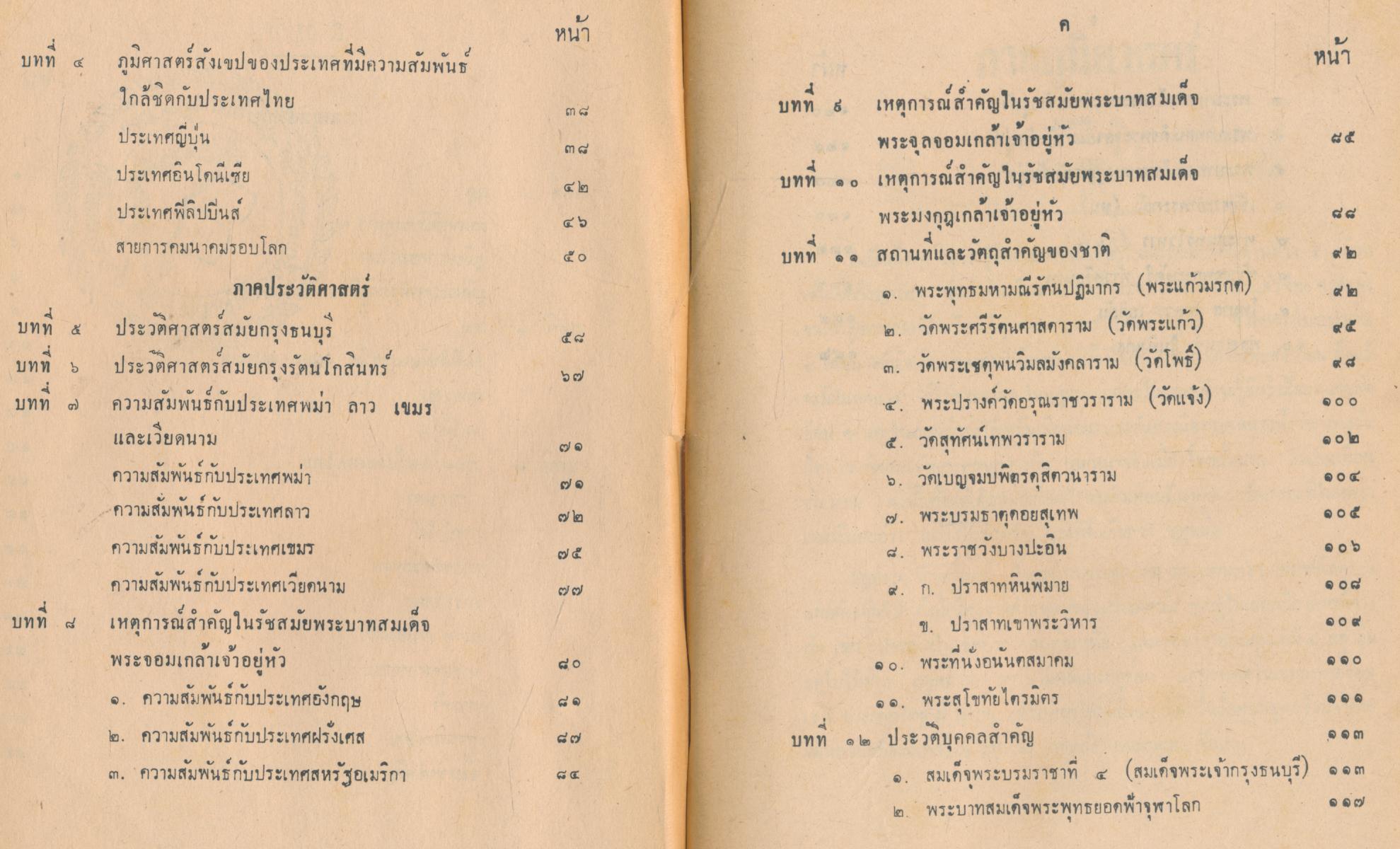 แบบเรียนสังคมศึกษา วิชาภูมิศาสตร์-ประวัติศาสตร์ ชั้นประถมปีที่ ๗