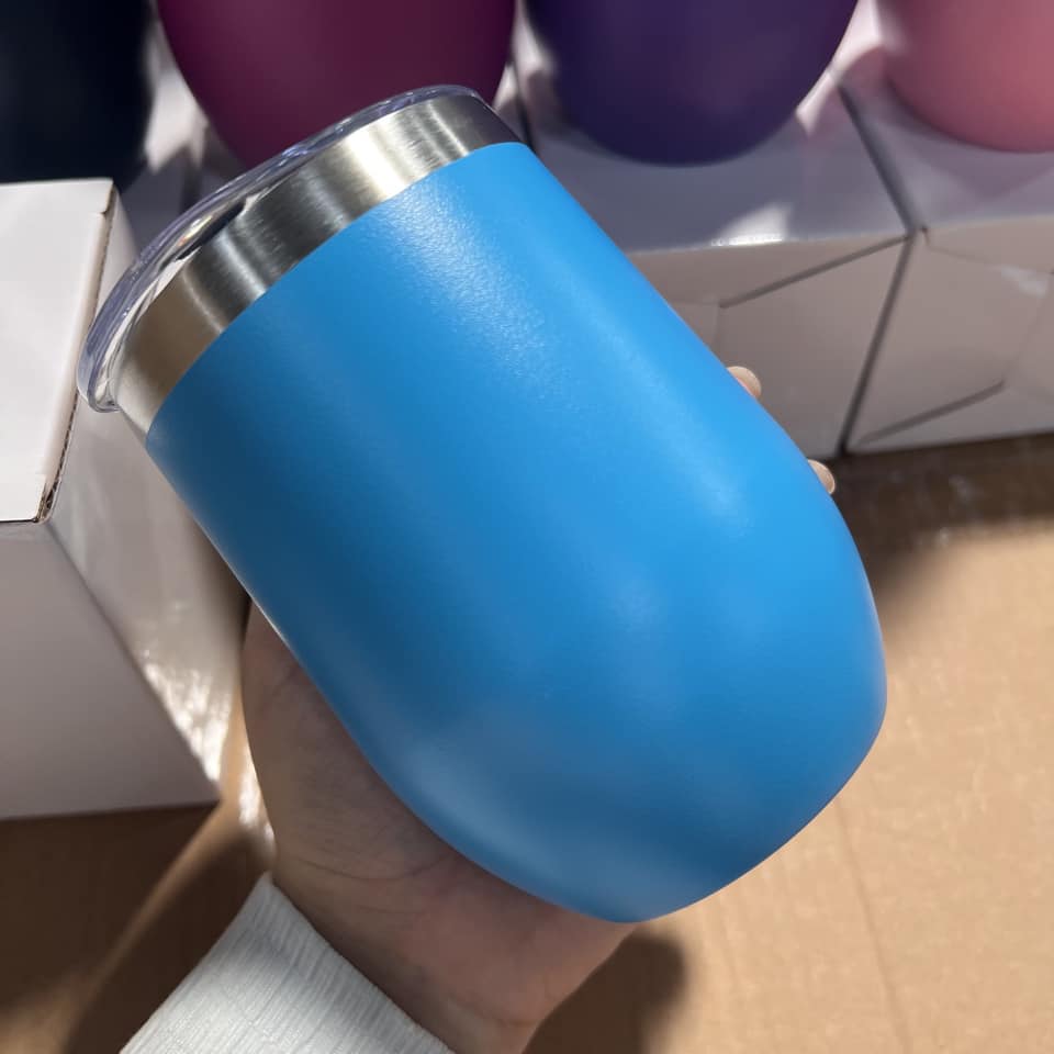 แก้วเก็บความเย็นขนาด 12 ออนซ์ ทรงไข่