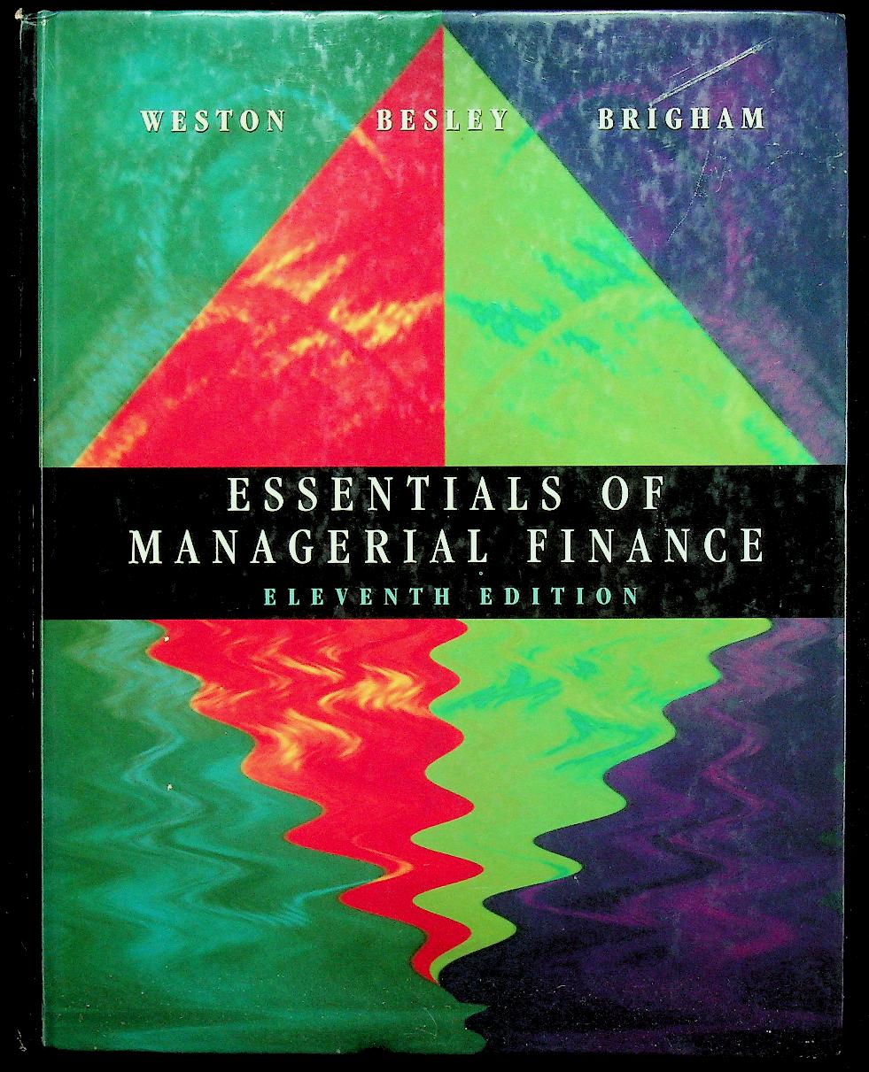 ESSENTIALS OF MANAGERIAL FINANCE