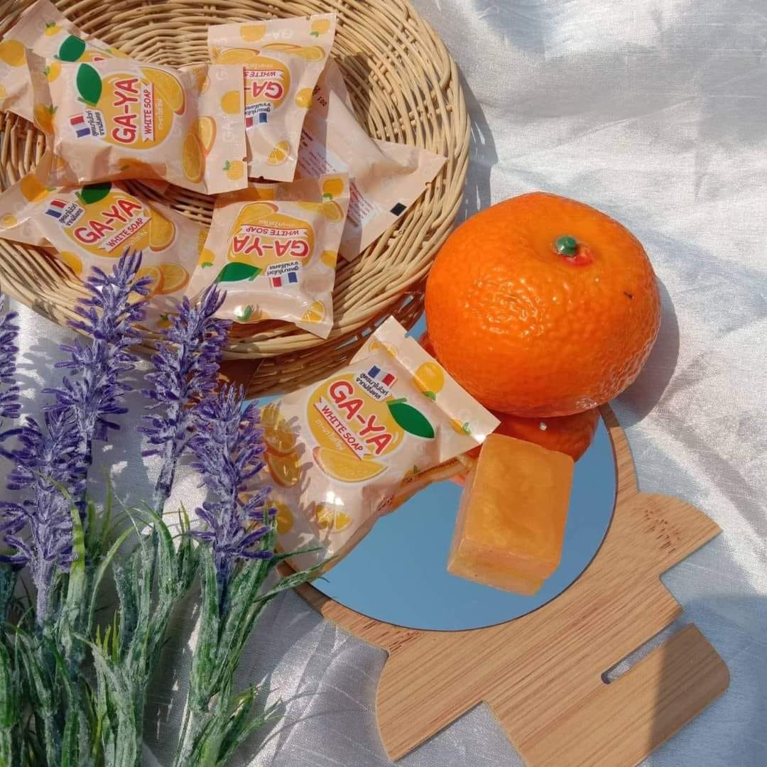 สบู่ส้มกายา สบู่ส้มจิ๋ว Ga-Ya White Soup 15กรัม