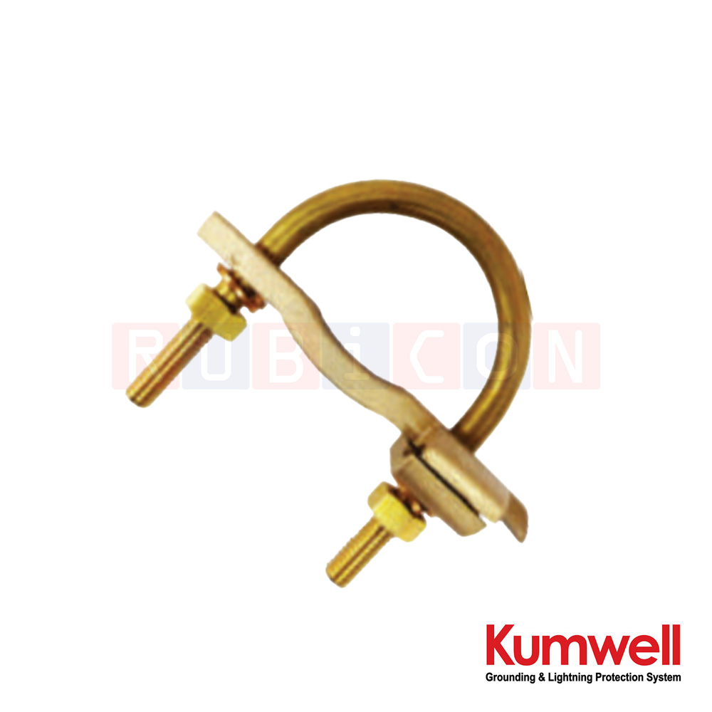 KUMWELL GXPCP1 - 50 - 95 แคล้มป์ล็อคท่อ (One Cable to Pipe Clamp) Pipe Dia. = 1¼"-2", Cable Size 25-95 sq.mm