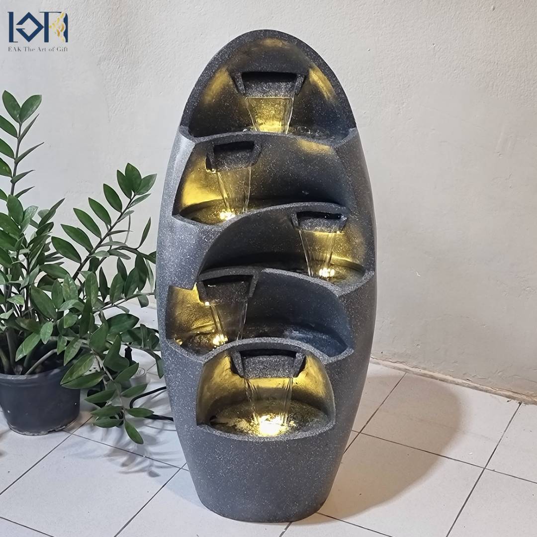 น้ำพุหน้าบ้านแต่งสวน รุ่น 230051 น้ำพุล้นแต่งสวนสวยๆ น้ำพุเสริมฮวงจุ้ยแต่งบ้าน