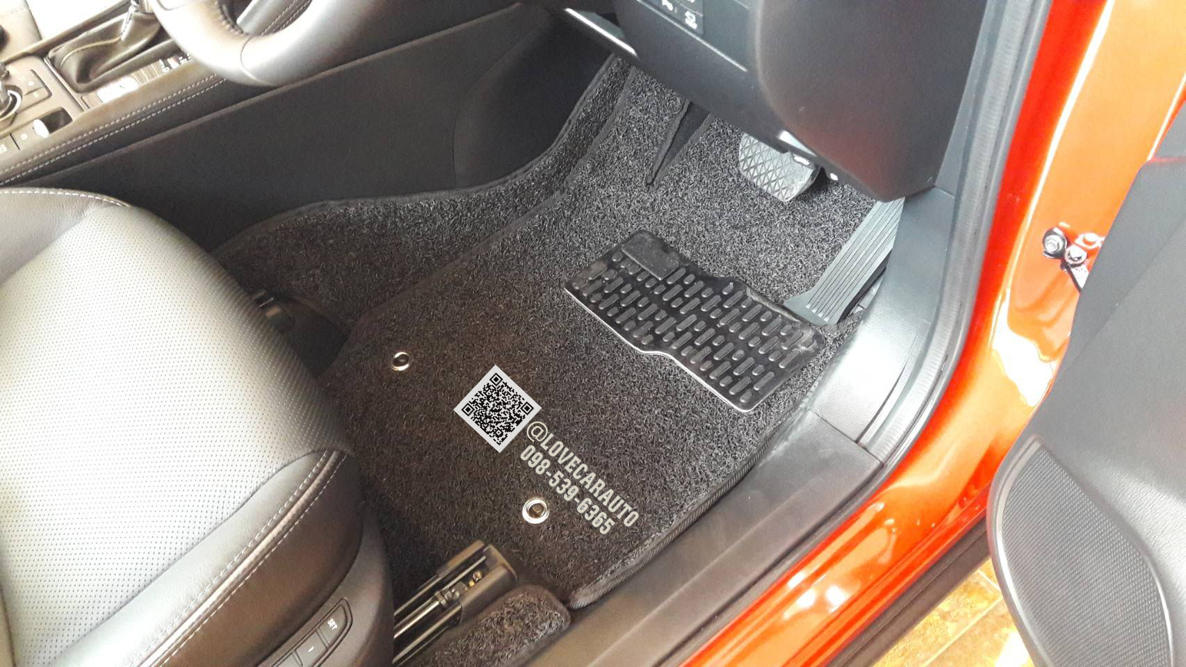 พรมดักฝุ่นไวนิลปูรถยนต์เข้ารูป Mazda มาสด้า cx3