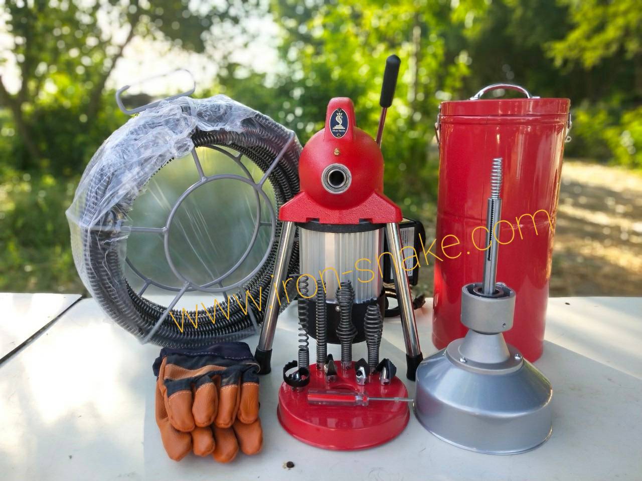 เครื่องทะลวงท่อ งูเหล็ก รุ่น GQ-75 และรุ่น A75 งูเหล็กทะลวงท่อ เครื่องทะลวงท่อไฟฟ้า