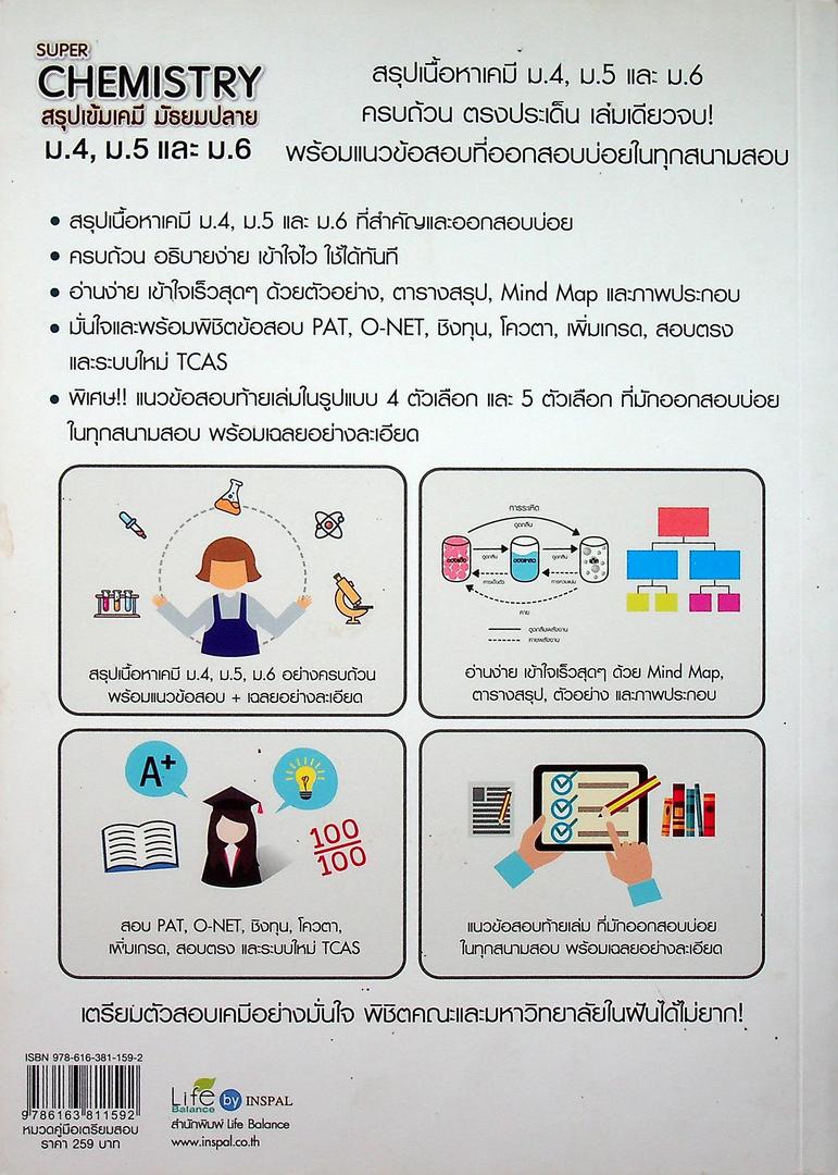 SUPER CHEMISTRY สรุปเข้มเคมี มัธยมปลาย ฉบับสมบูรณ์