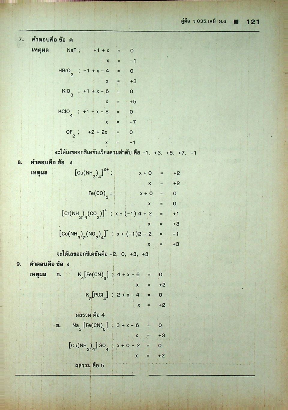 คู่มือ ว 035 เคมี ชั้นมัธยมศึกษาปีที่ 6 ภาคเรียนที่ 2