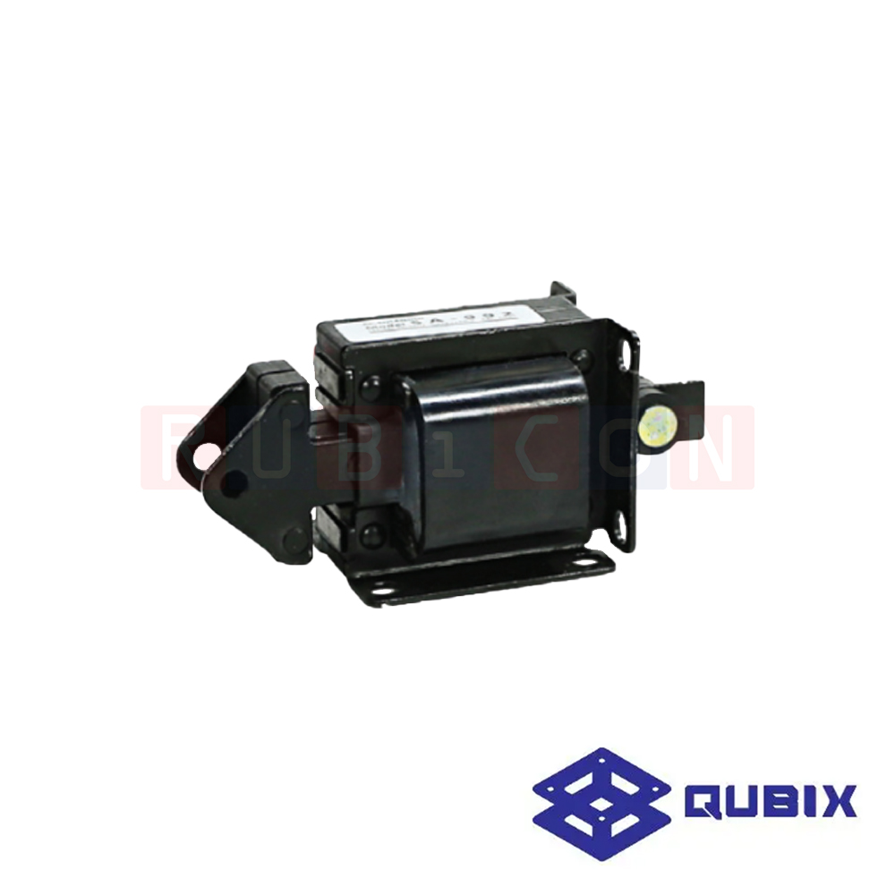 QUBIX SA-992 โชลีนอย์แม่เหล็ก PUSH-PULL 220V 10 mm. RATED PULL 0.5 Kg.(AC SOLENOIDS)