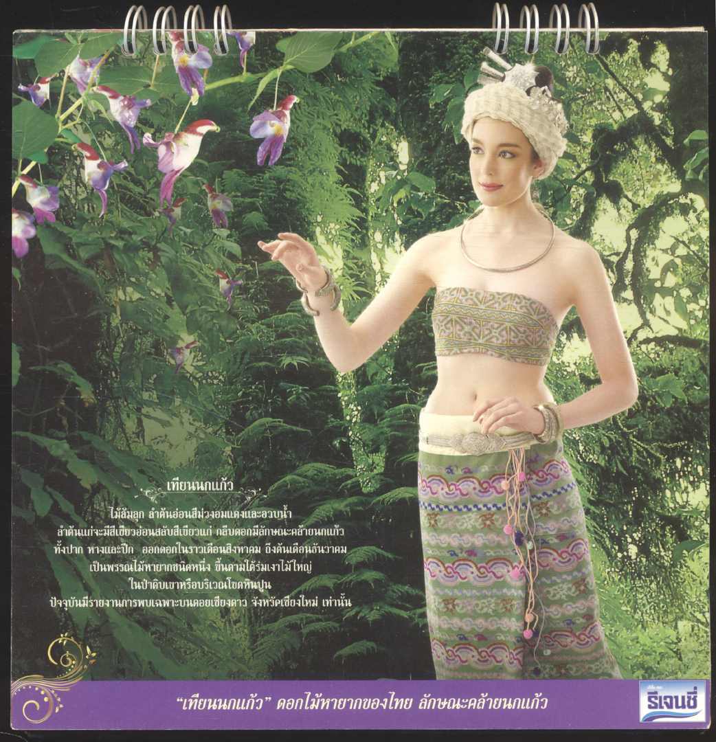 ปฎิทินตั้งโต๊ะ รีเจนซี่ บรั่นดีไทย รักพรรณไม้งาม..รักษ์ป่า มนต์เสน่ห์ ตรึงตรา แห่งผืนแผ่นดินไทย พ.ศ ๒๕๕๓