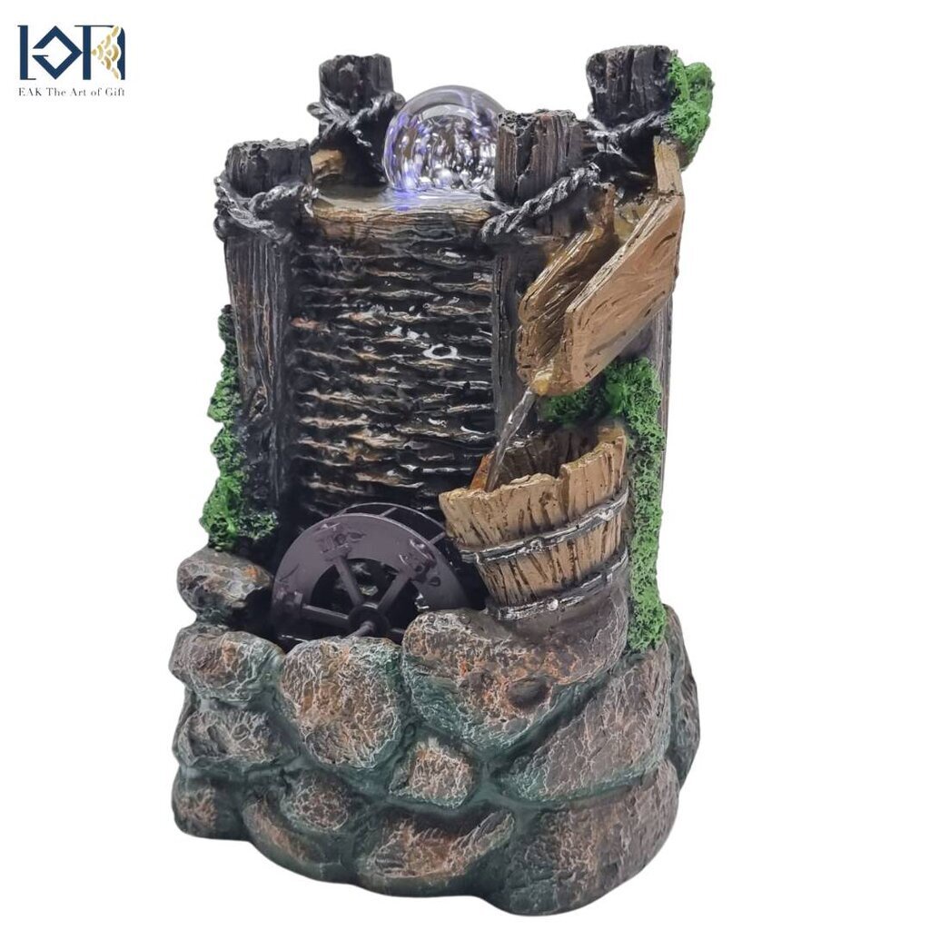 น้ำพุตั้งโต๊ะมีลูกแก้ว รุ่นกังหันวิดเงิน1099 มงคลเรียกทรัพย์เสริมฮวงจุ้ย ของขวัญเปิดร้านขึ้นบ้านใหม่