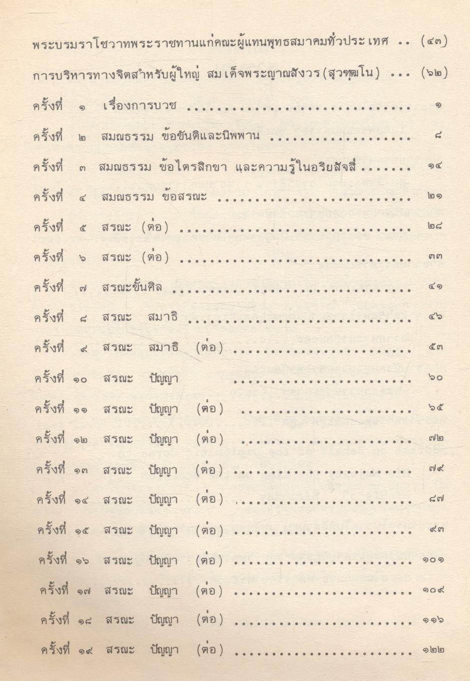 พระบรมราโชวาท พระราชดำรัส นวกานุสาสน์ จิตตภาวนาธรรมบรรยาย (พิมพ์ถวายเฉลิมพระเกียรติ ในมหามงคลสมัย เฉลิมพระชนมพรรษา วันที่ ๕ ธันวาคม ๒๕๒๓)