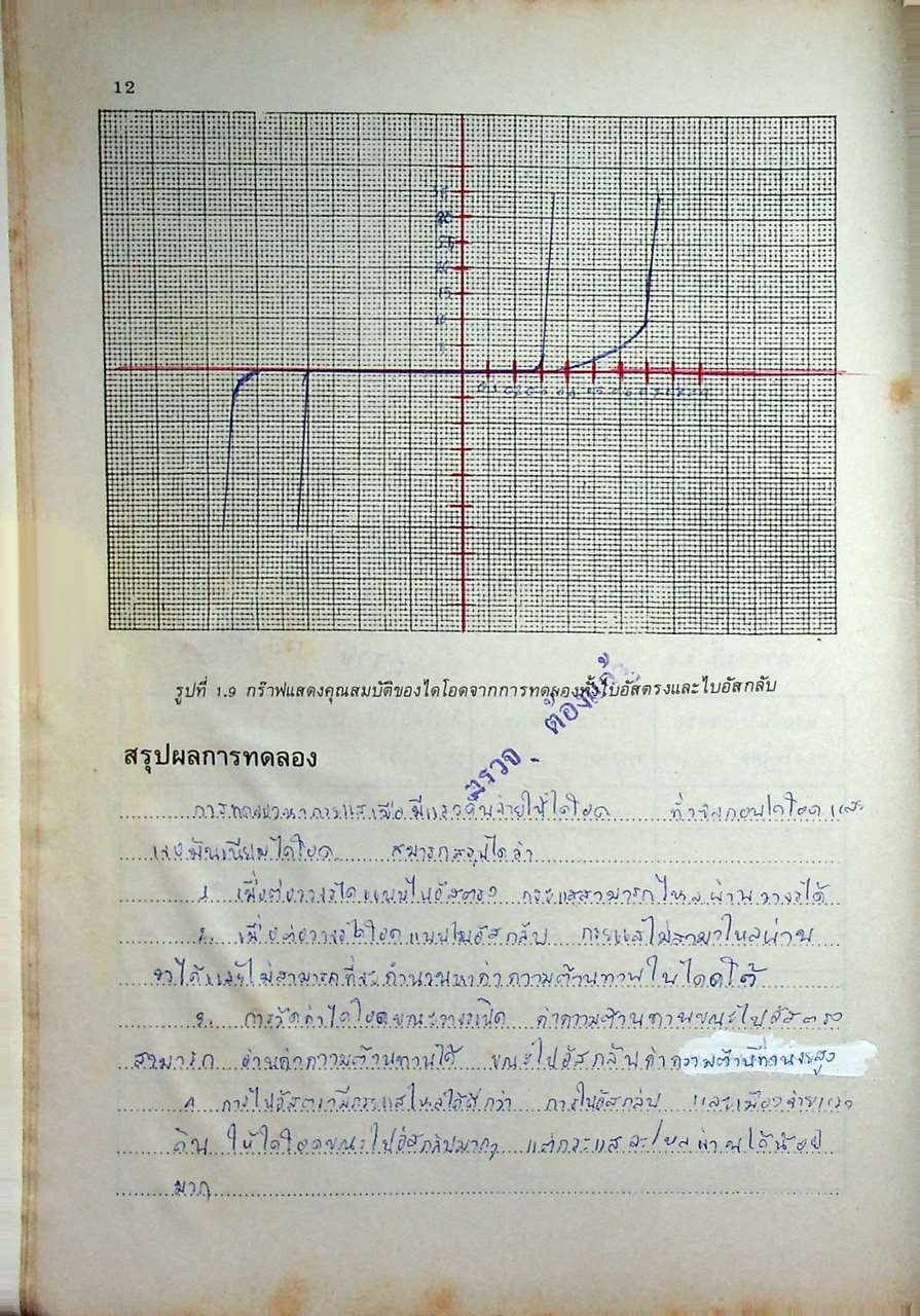 ใบปฏิบัติงานทดลอง เซมิคอนดักเตอร์