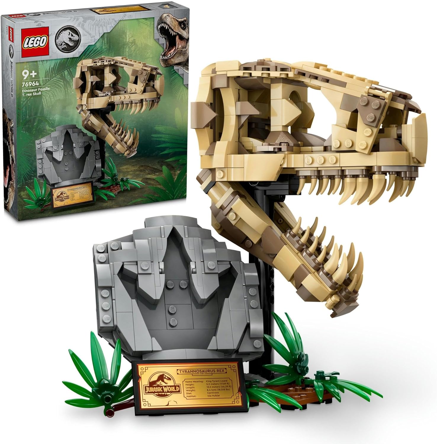 **MTS Toys**เลโก้เเท้ Lego 76964 Jurassic World : Dinosaur Fossils T-Rex Skull