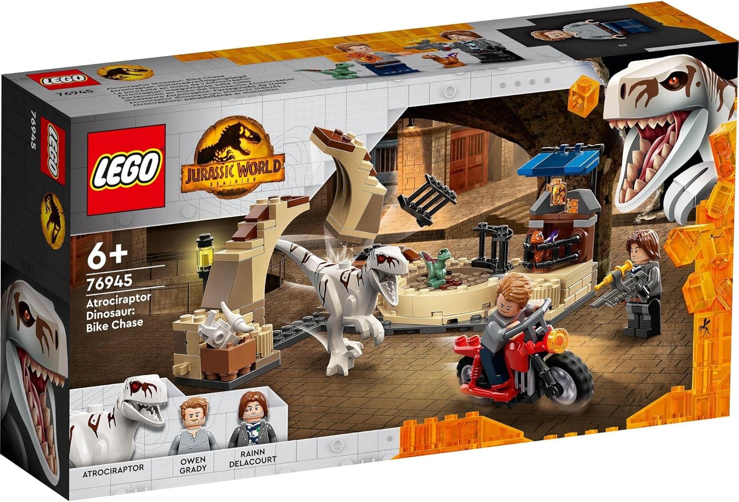 **MTS Toys**เลโก้ Lego 76945 Jurassic World : Atrociraptor Dinosaur: Bike Chase