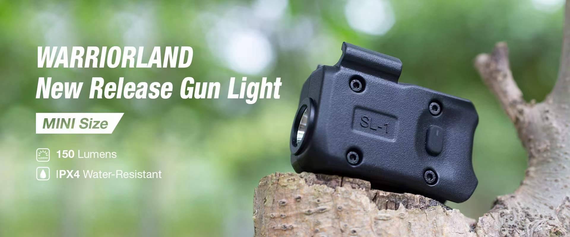 🇹🇭 1076 ไทยแลนด์ แทคติคอล ไฟฉาย Warriorland SL-1 + ซองพกใน Kydex (Springfield Hellcat)