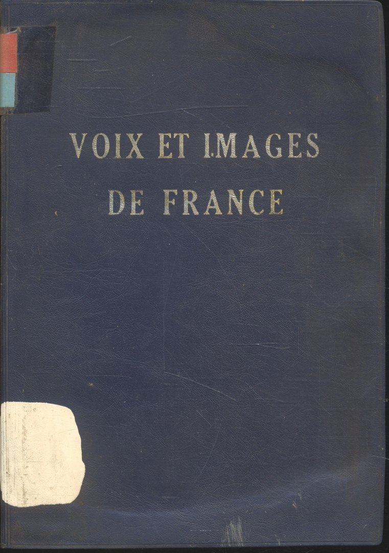 VOIX ET IMAGES DE FRANCE (ภาษาฝรั่งเศส) ในเล่มเป็นภาพแนวการ์ตูนทั้งเล่ม