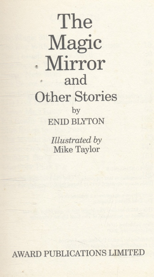 The Magic Mirror AND OTHER STORIES