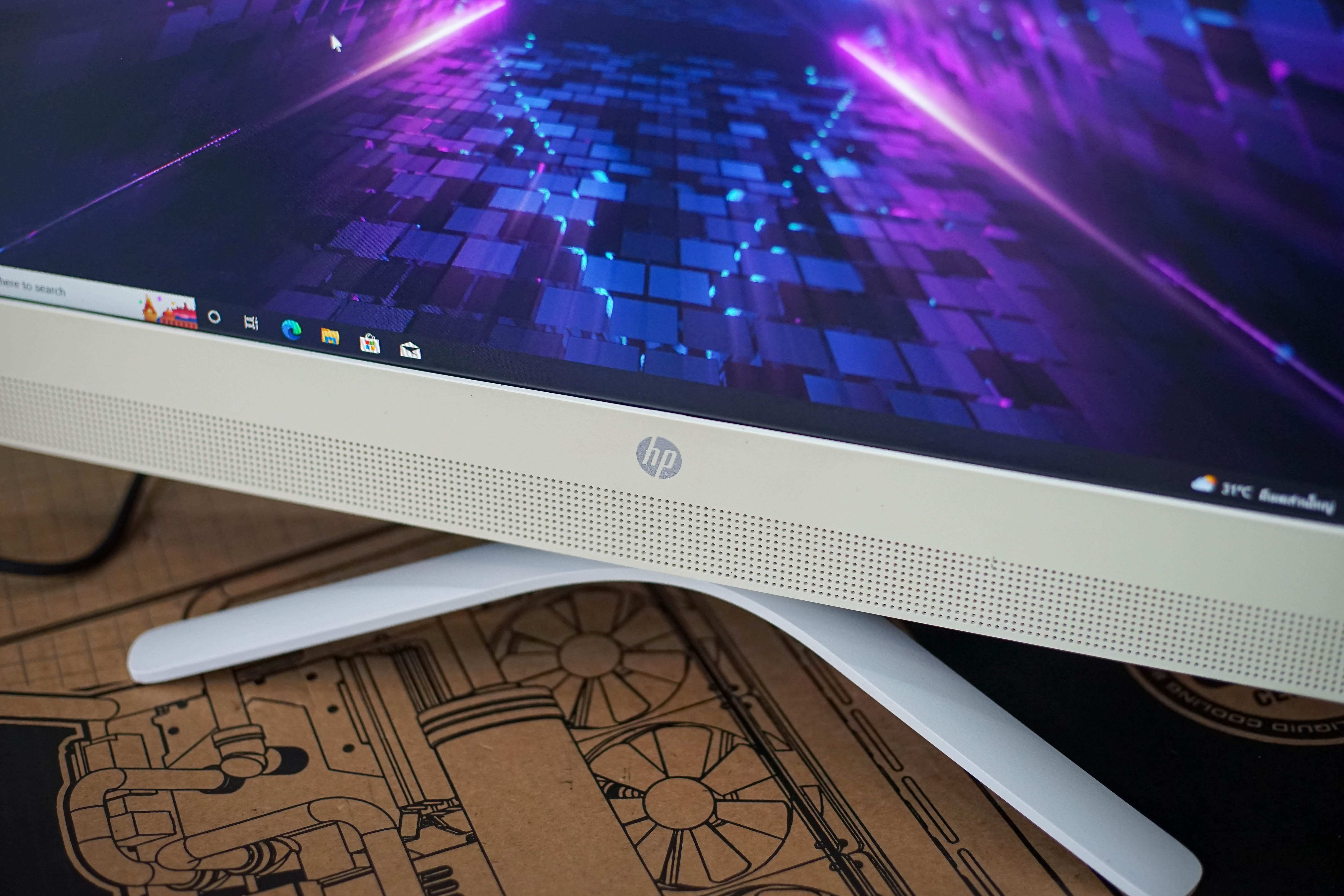 คอมพร้อมใช้ All in one HP i3-7100