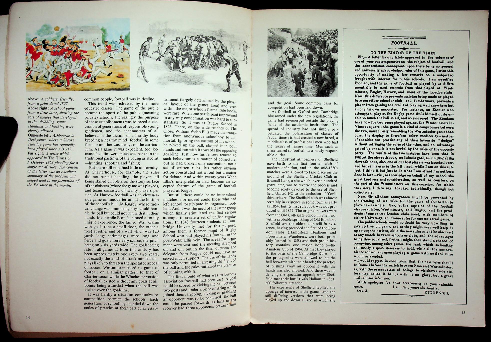 THE STORY OF FOOTBALL