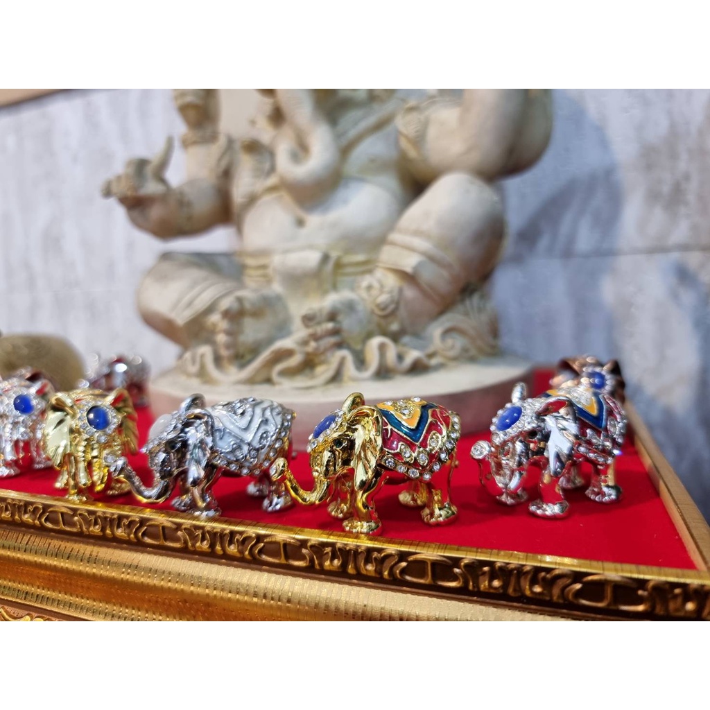 ช้างแก้บน ช้างเงินช้างทองช้างนาค ช้างประดับเพชร ตุ๊กตาแก้บน