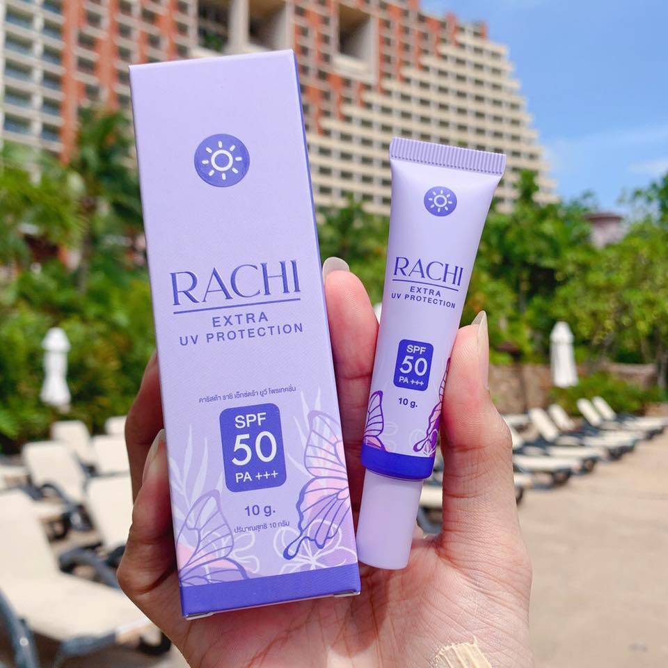 ครีมกันแดดราชิ กันแดดหน้า RACHI SPF 50PA+++ 10กรัม