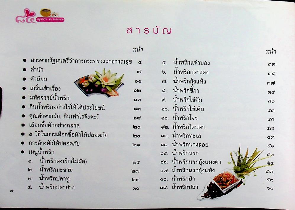 เมนูน้ำพริก...ผัก รักษ์สุขภาพ