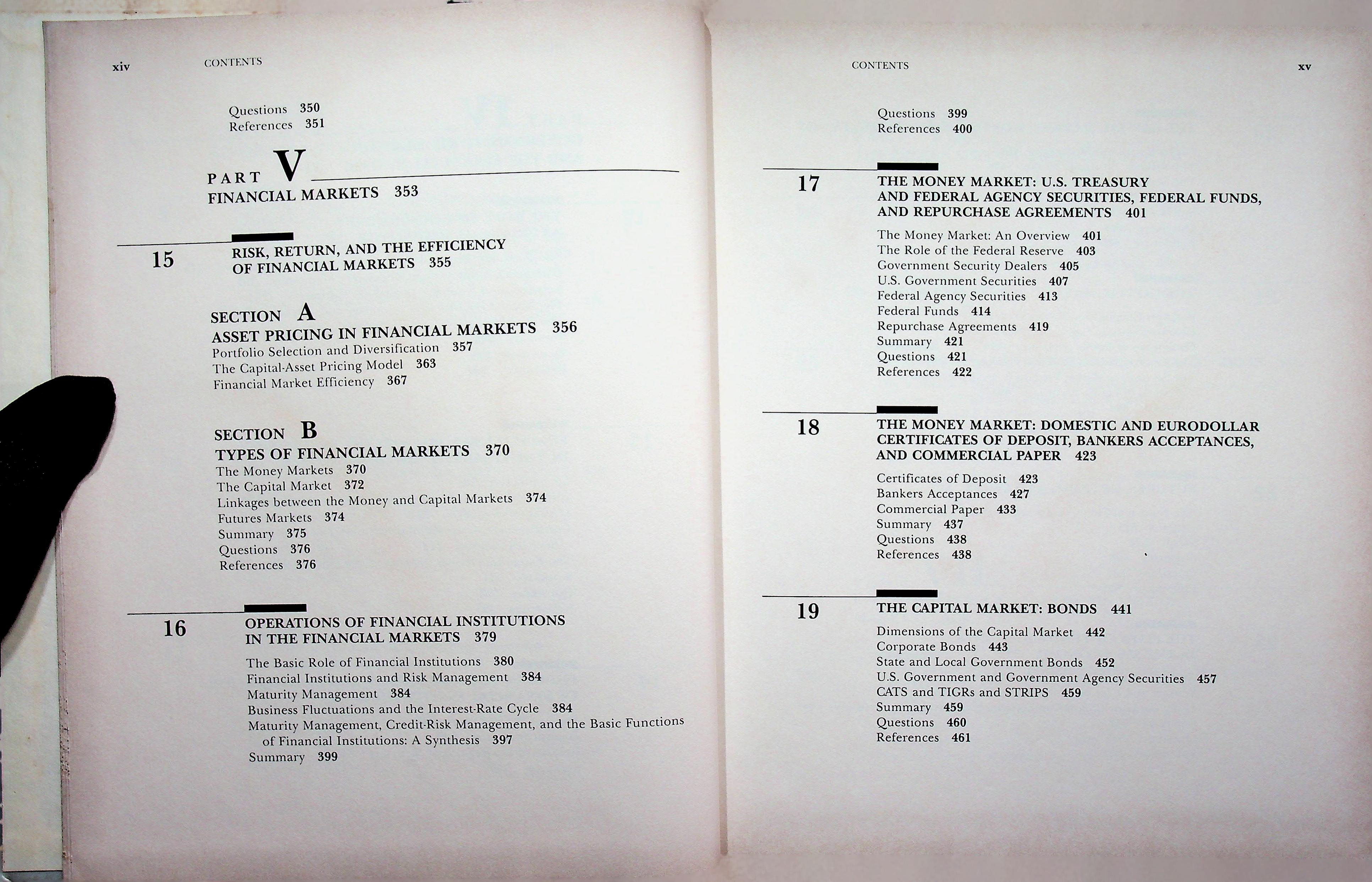 THE FINANCIAL MARKETPLACE