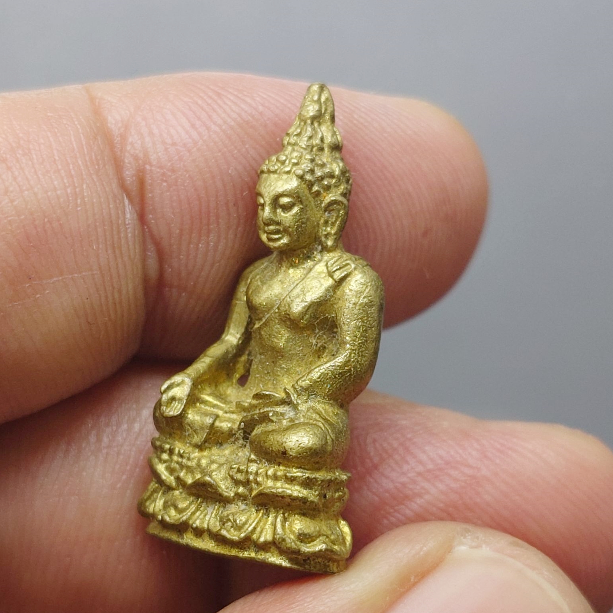 พระกริ่งไพรีพินาศ ญสส 80 พรรษา สมเด็จพระญาณสังวร สมเด็จพระสังฆราช เนื้อทองเหลือง วัดบวรนิเวศวิหาร ปี2536 พร้อมใบประกวด รางวัลที่3