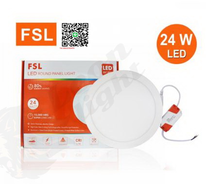 G-1-โคมฝังกลม FSL-PN-12-24W (circle) แสงขาวและวอร์มไวท์