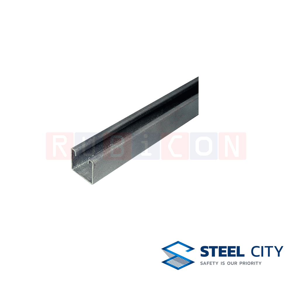 STEEL CITY TCC01 รางตัวซี รางชีสแตนเลส แบบตื้้น ขนาด 25 x 40 x 2400mm. (STAINLESS C-CHANNELS)