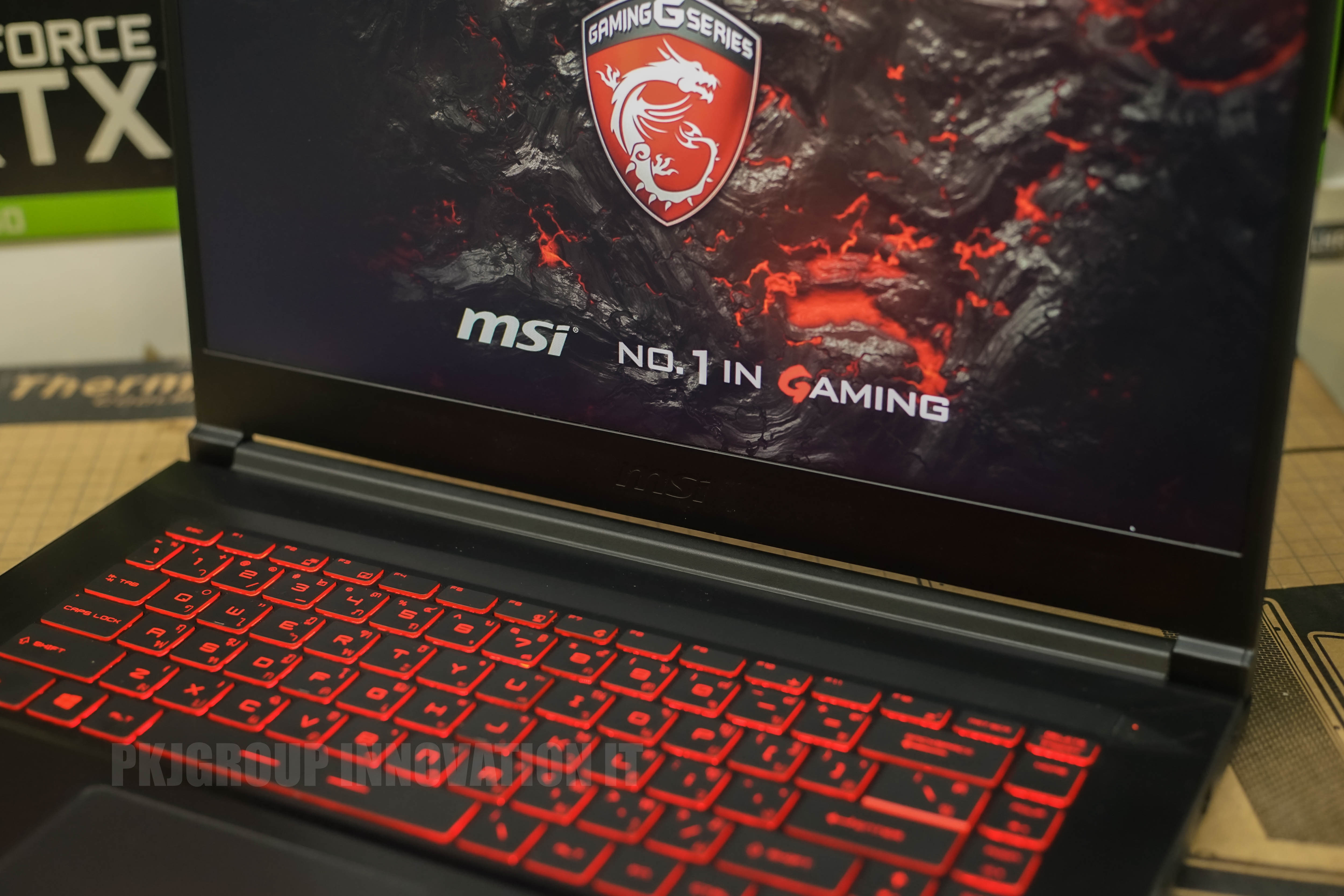 โน๊ตบุ๊คเล่นเกมมือสอง MSI GF63 THIN 10SCXR-293TH I7-10750H RAM 16 GB GTX 1650Ti **ตำหนิในโพสต์