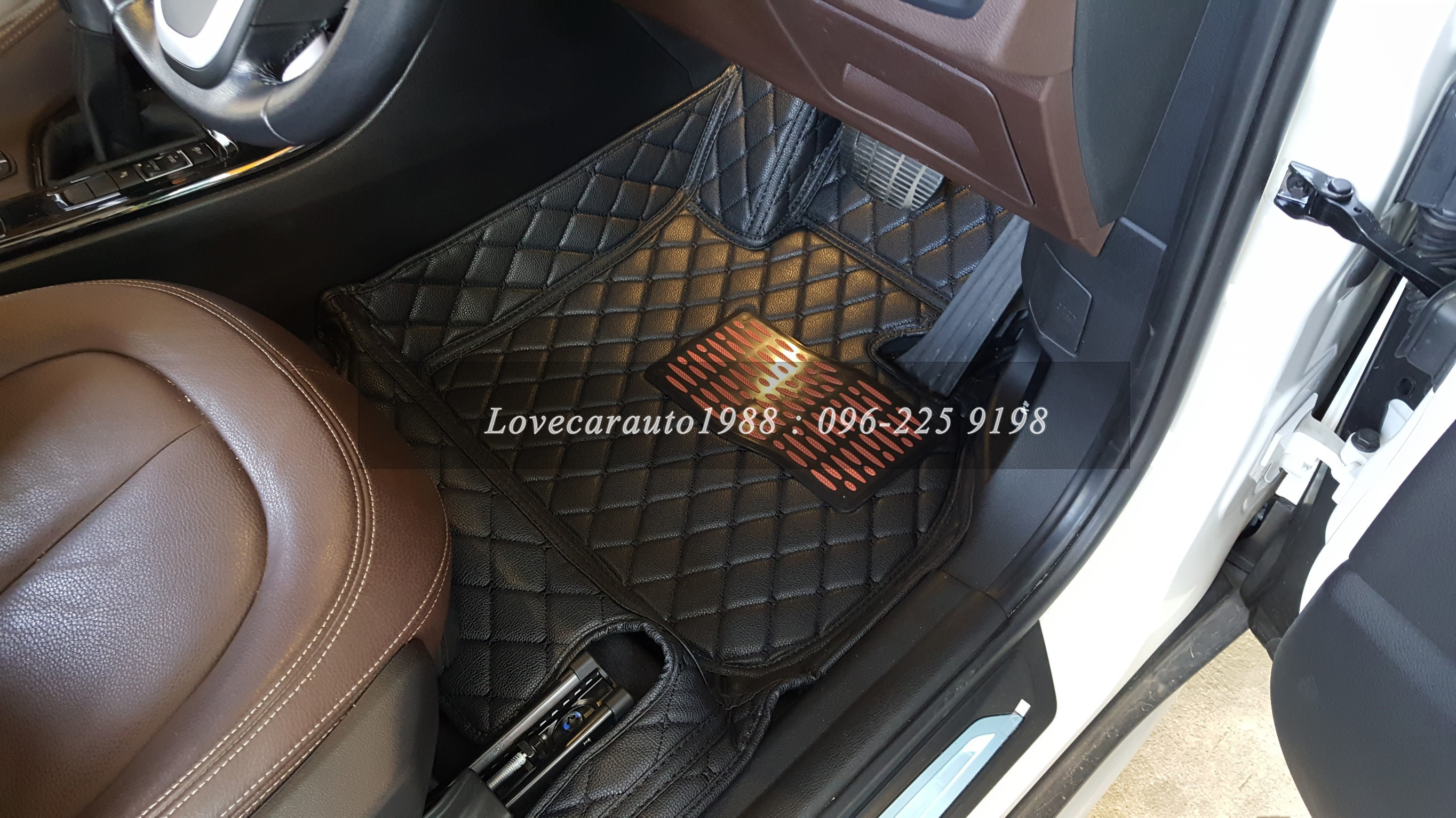 พรม6D BMW X1 สีดำ