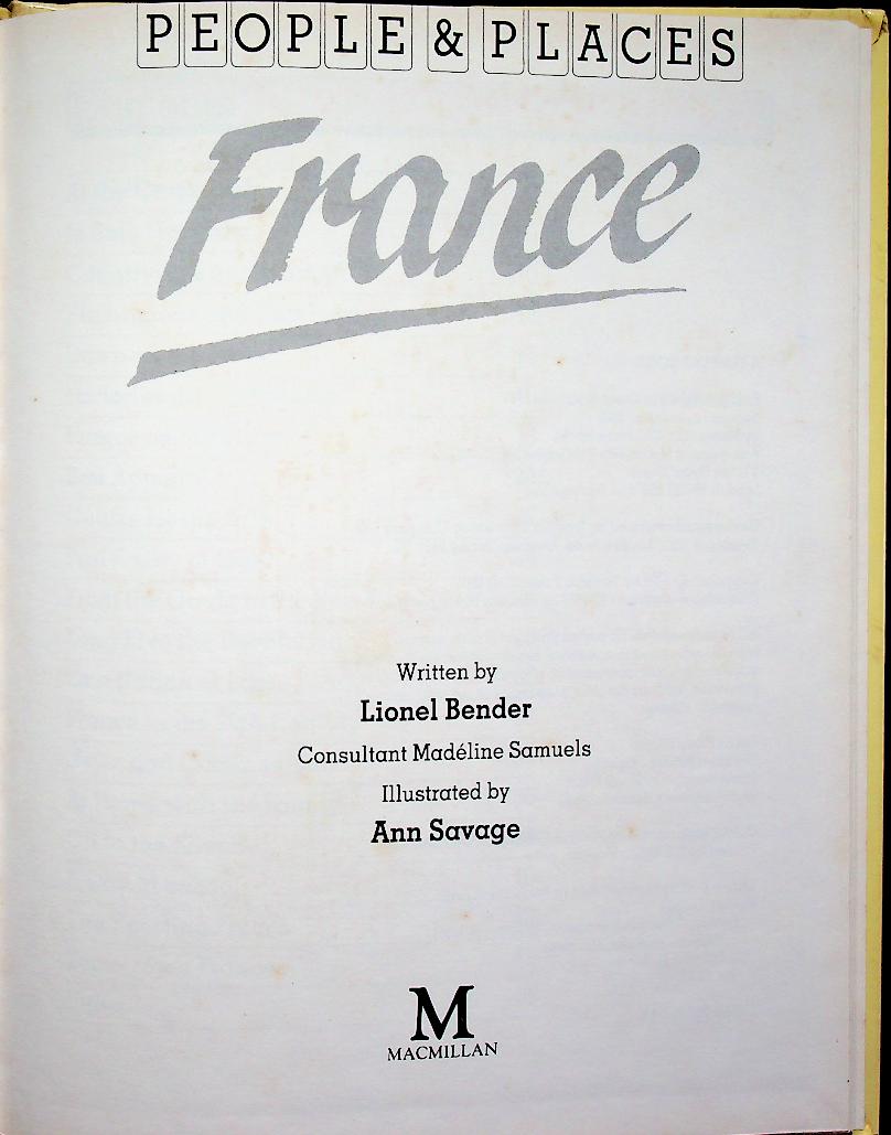 PEOPLE & PLACES France