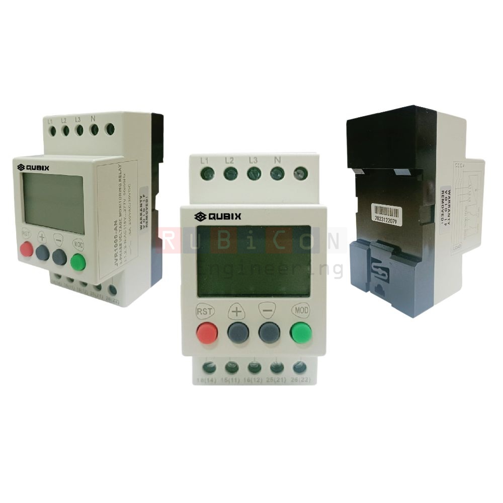 "QUBIX" JVR1000-AN เฟสโปรเทคชั่น รีเลย์ (Thee Phase Voltage Monitoring Relay)