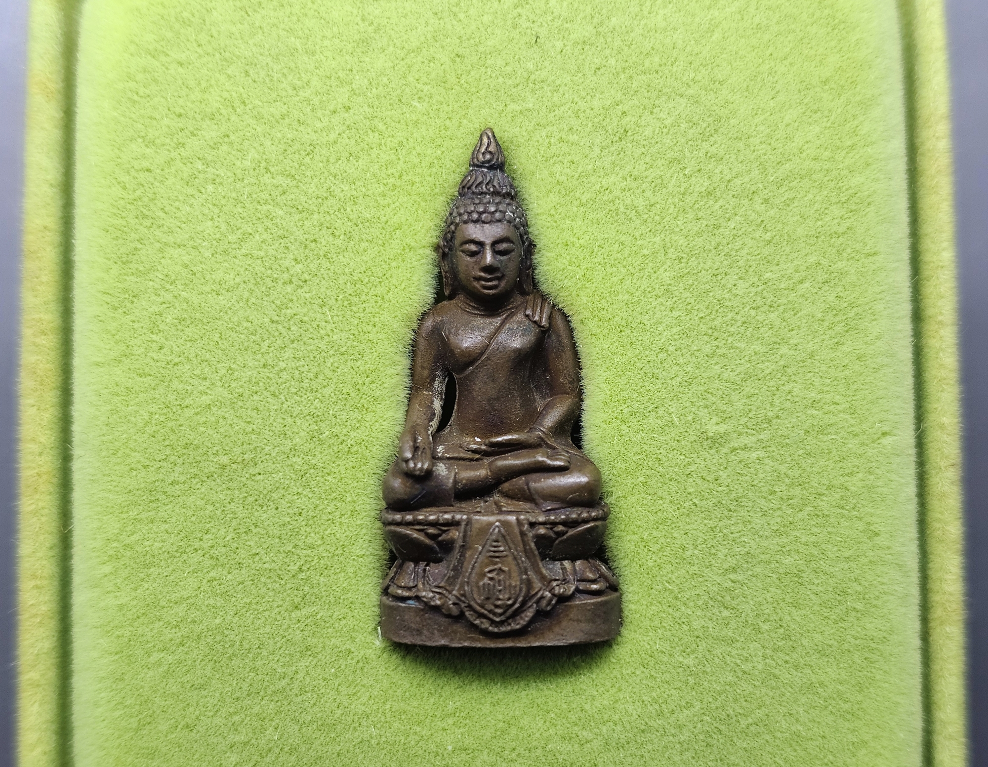 กริ่งพระไพรีพินาศ ญสส. สมเด็จพระญาณสังวรฯ เนื้อนวะ รุ่นถวายราชสักการะ วัดบวรนิเวศวิหาร ปี2534 พร้อมกล่องเดิม